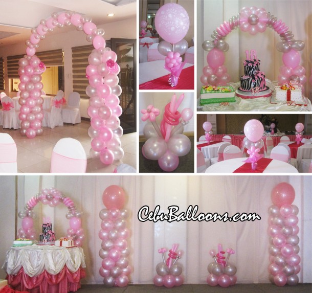 Debut Balloon Decoration Package at Orchard Hotel