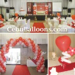 Debut (Red & White Theme) Decoration Package at Montebello