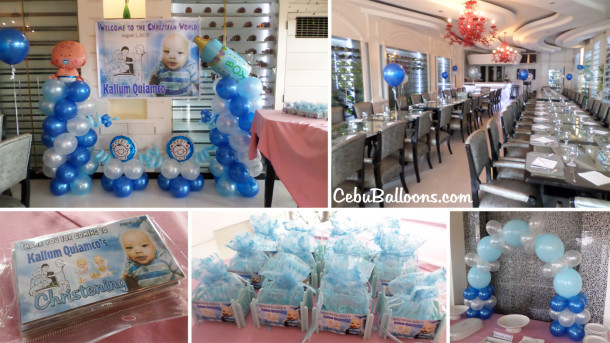 Decors for Christening with Crib & Ref Magnets at Pino