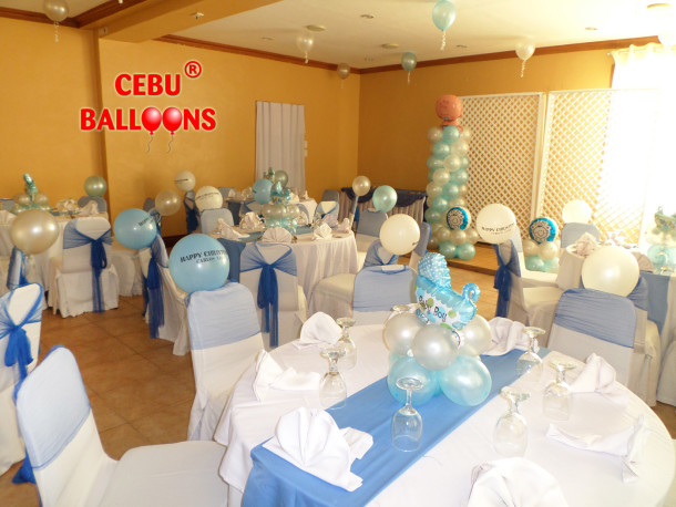 Decors for a Boy's Christening Celebration at Crown Regency Mactan (Multi-purpose Hall)