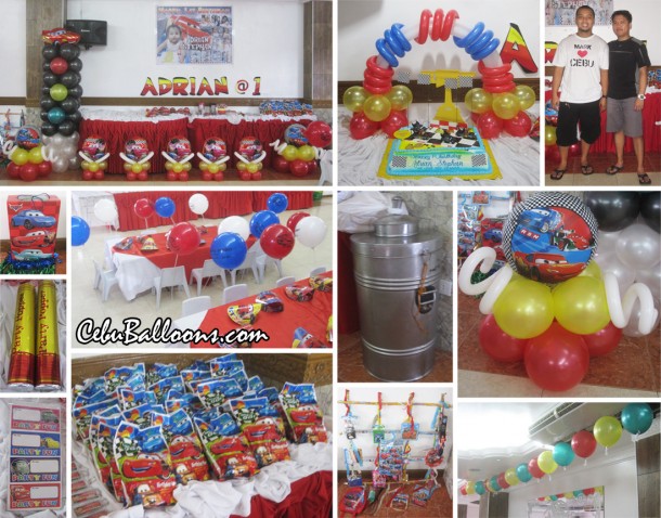 Disney Cars Theme Decoration & Party Package Combo at Maria Lina Building