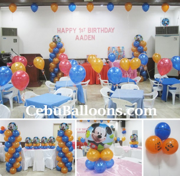 Disney Planes (Colors) & Mickey Mouse (Foil Balloons) at Sacred Heart Center