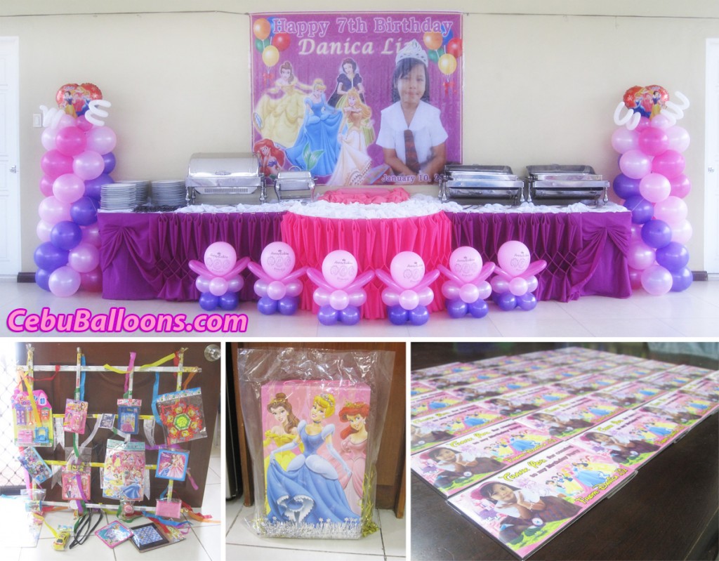 Disney Princes Decors & Party Items at Pueblo El Grande Cebu Balloons