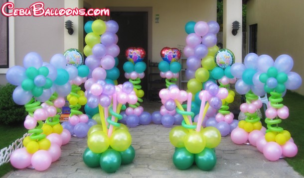 Disney Princess & Tinkerbell Balloon Decoration Setup