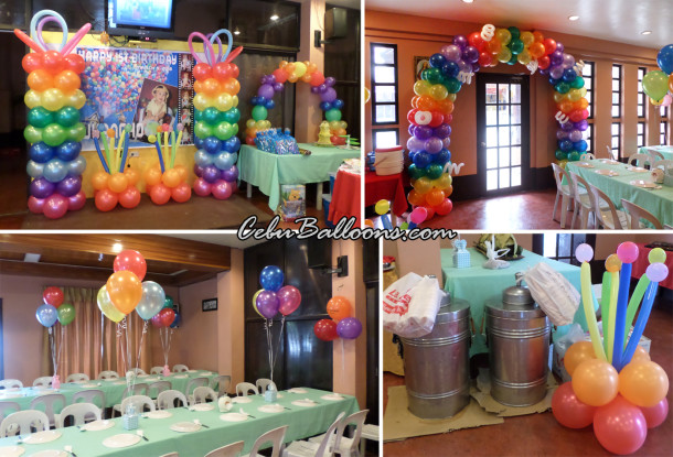 Disney Up Kiddie Party Package with Balloon Decors at AA's Guadalupe