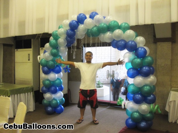 Entrance Arch for Debut at Montebello Villa Hotel