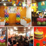 Fiesta Theme Balloon Decoration at Mooon Cafe Guadalupe