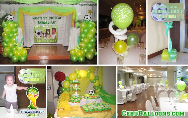 Fifa World Cup Brasil 2014 Balloon Decoration Theme