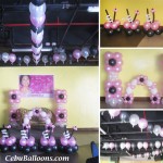 Flower Balloon Decoration for Debut at Dohera Hotel