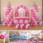 Girl Christening Balloon Setup at Sugbahan