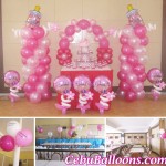 Girl Christening Balloon Setup at Sugbahan