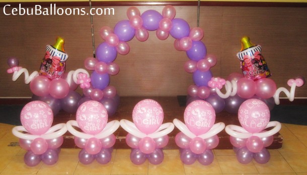 Girl Christening (Pink & Purple)