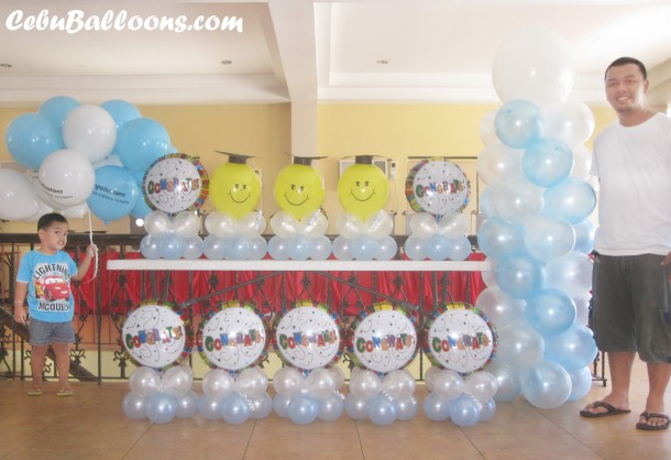 Graduation Theme Balloon Decoration Package at Sugbahan