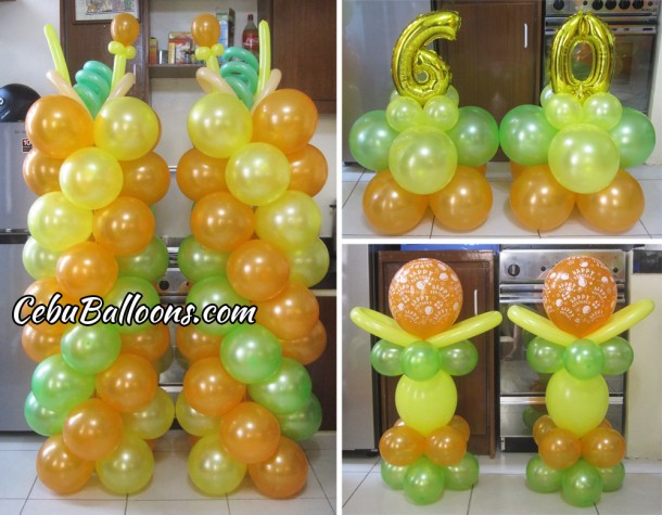 Hawaiian Balloon Decoration for a 60th Birthday at Tingub Mandaue