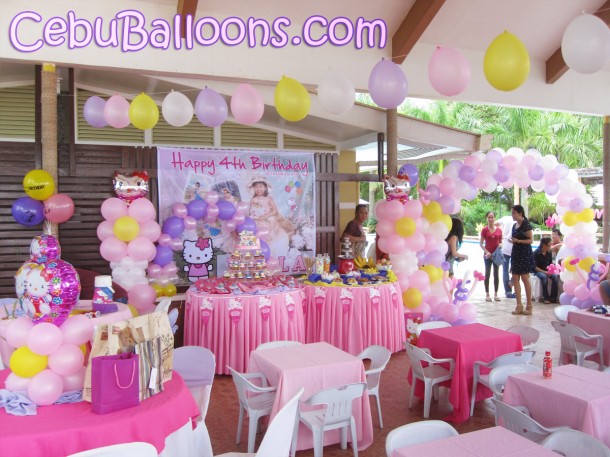 Hello Kitty Balloon Decoration Package at Gallego Private Resort