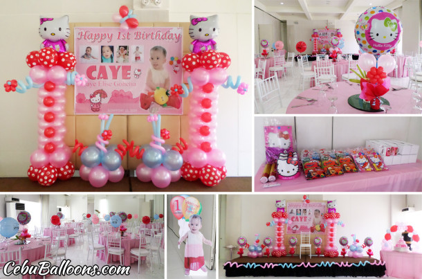 Hello Kitty Balloon Decoration, Party Supplies & Giveaways at Laguna Garden Cafe