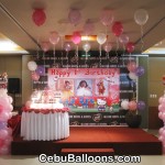 Hello Kitty Balloon Decoration at Allure Hotel and Suites