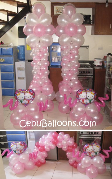 Hello Kitty Balloon Decors at Aicila Suites