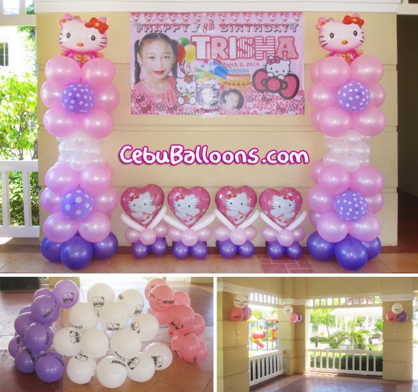 Hello Kitty Balloon Decors at Aldea del Sol