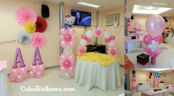 Hello Kitty Decoration Package for AA's Birthday at AA's Barbecue Mandaue