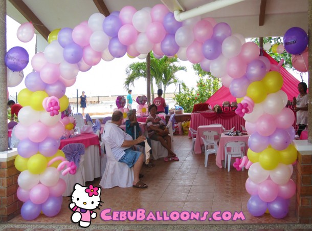 Hello Kitty Entrance Arch at Gallego Private Resort
