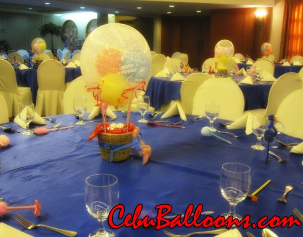 Hot-air Balloon Centerpiece