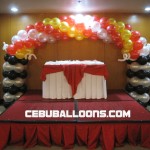 Huge Cake Arch for Ferrari Theme Birthday