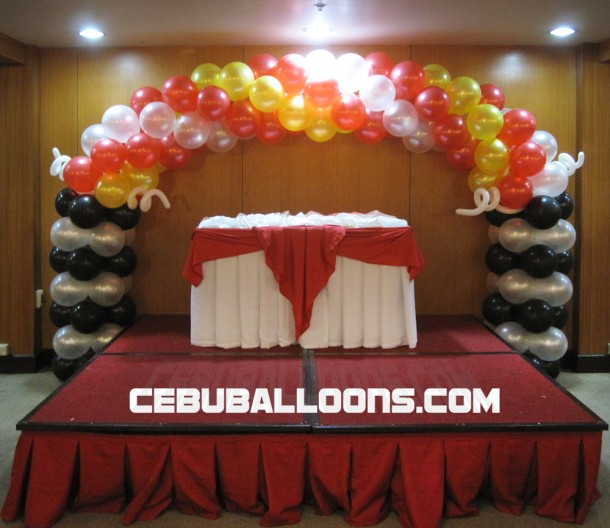 Huge Cake Arch for Ferrari Theme Birthday