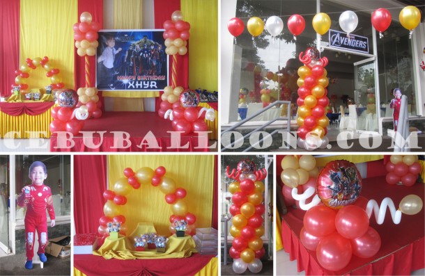 Ironman Balloon Decoration Package at Garces Royal Garden