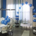 Large Cake Arch & Flying Balloons