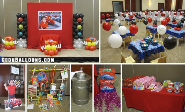 Lightning McQueen Balloon Decoration & Party Package at City Sports Club Cebu