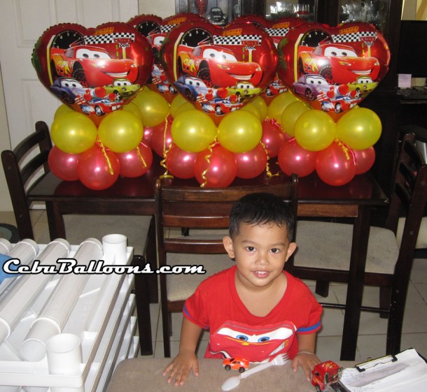 Lightning McQueen Centerpieces