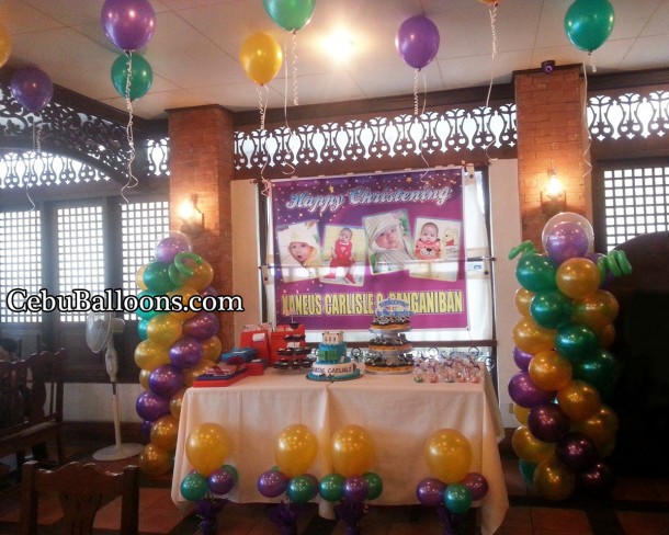 Mardi Gras Theme Christening