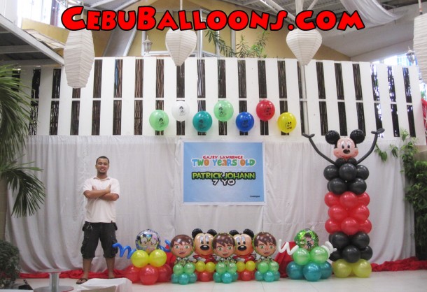 Mickey & Ben 10 Balloon Setup at Talamban Leisure Center