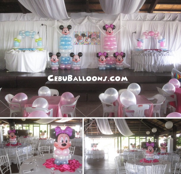 Mickey & Minnie Balloon Decoration Package at Beverly View Events Pavilion
