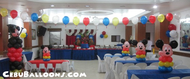 Mickey Mouse Centerpieces at Maria Lina Building