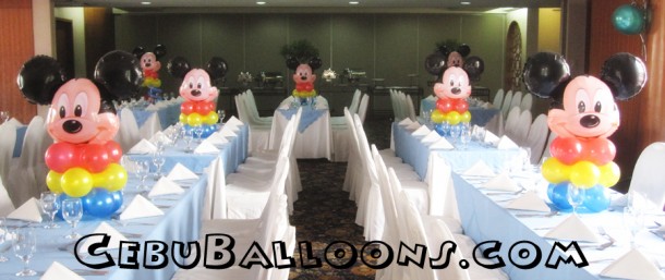 Mickey Mouse Head - Centerpieces