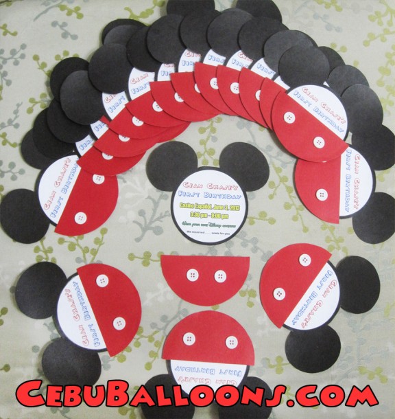 Mickey Mouse Invitations