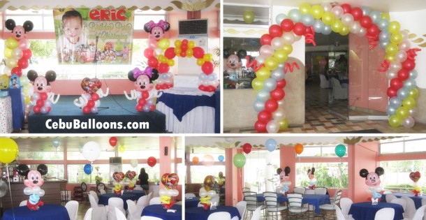 Mickey Mouse & Lightning McQueen Decoration Setup