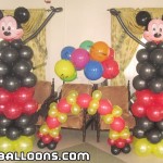 Mickey Mouse Sculptures, Cake Arch & Flying Balloons at Consolacion