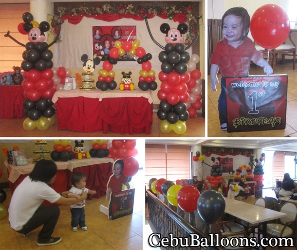 Mickey Mouse Theme with Clown and Twister at Sugbahan