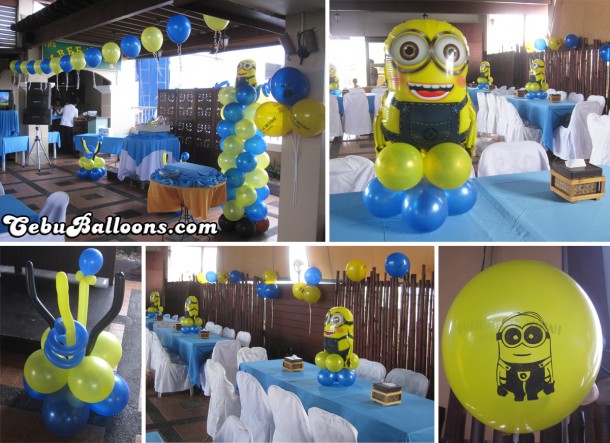 Minions Balloon Decoration at Apple Tree Suites