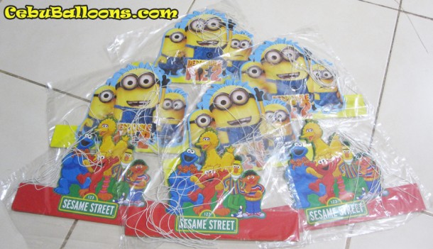 Minions & Sesame Street Party Hats