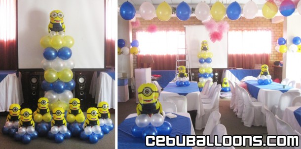 Minions Theme Balloon Decoration at TLC (2nd Floor)