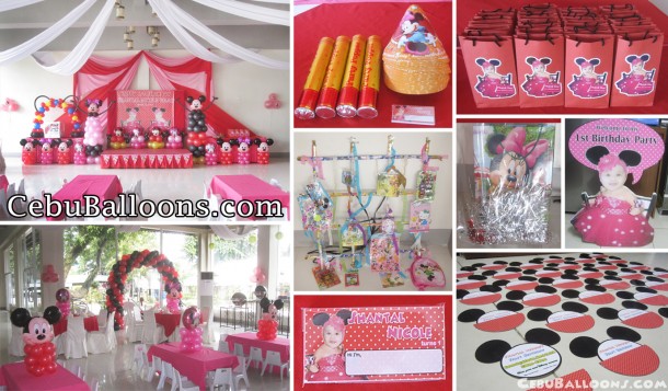 Minnie & Mickey Mouse Decoration & Party Package at Garces Royal Garden
