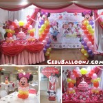 Minnie Mouse Balloon Decoration for Jamella Audrie at Royal Concourse
