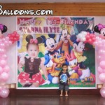 Minnie Mouse Balloon Sculpture (no black) at Sacred Heart Center