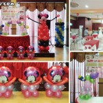 Minnie Mouse Balloon Setup at Hannah’s Function Room