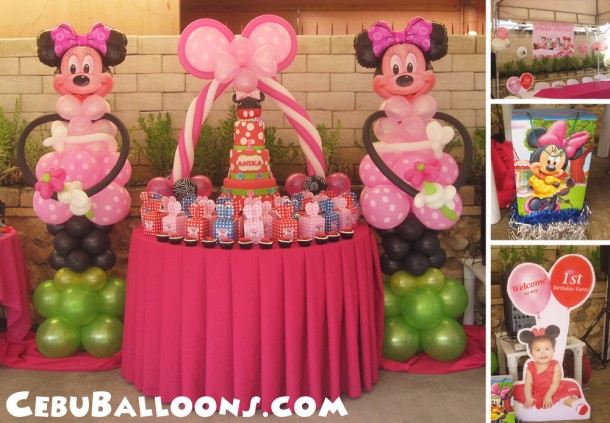 Minnie Mouse Balloons and Items at Amoreville