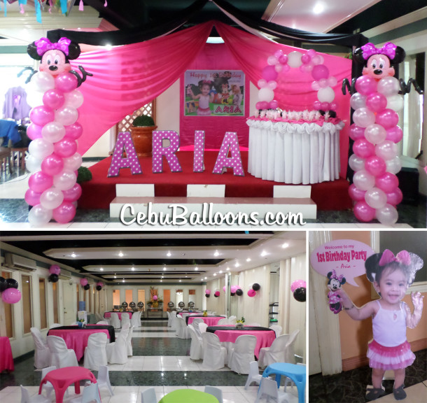 Minnie Mouse Birthday Party Decors for Aria at Metro Park Hotel